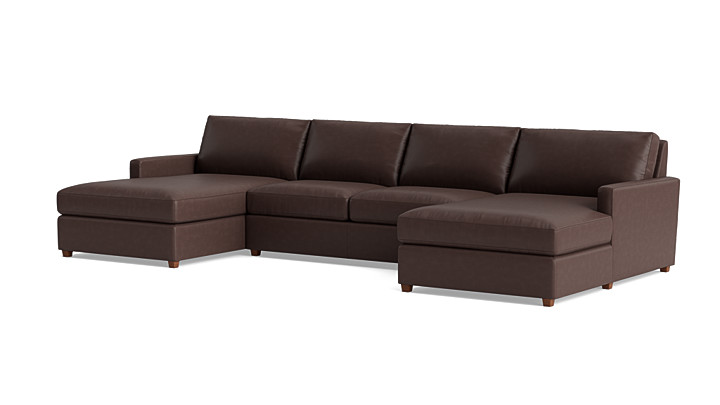 Couch Potato Lite Double Chaise Sectional rendering