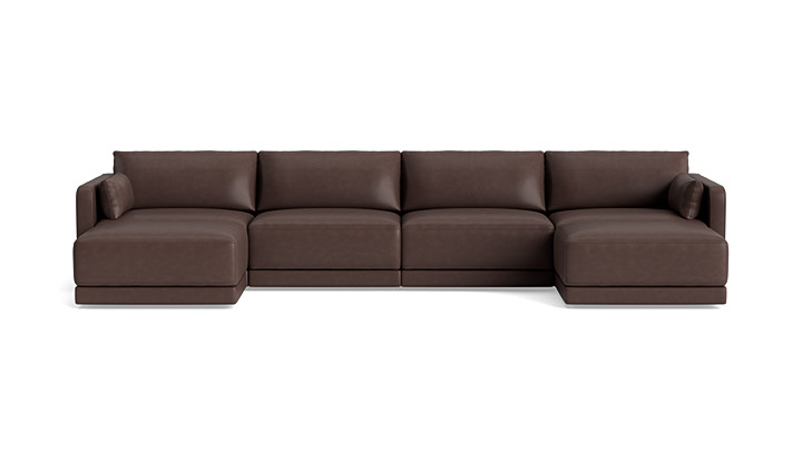 Eva Double Chaise Sectional rendering