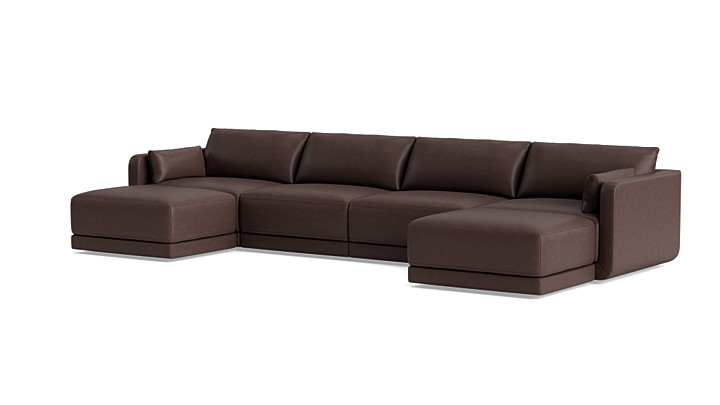 Eva Double Chaise Sectional rendering