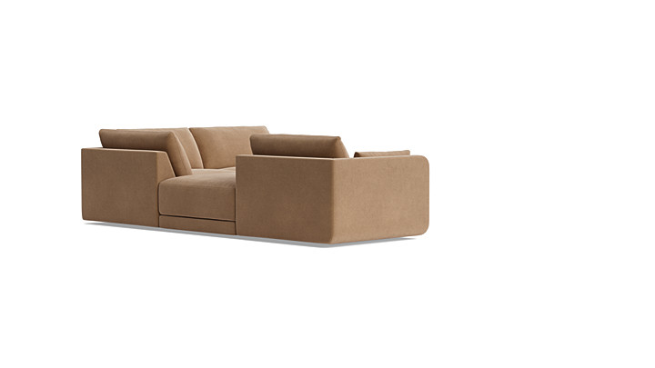 Eva Open-Back Sectional with Ottoman placeholder