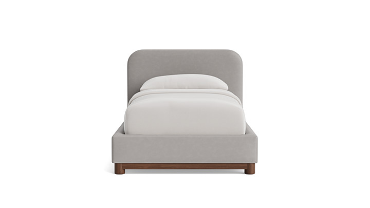 Eva Platform Bed rendering
