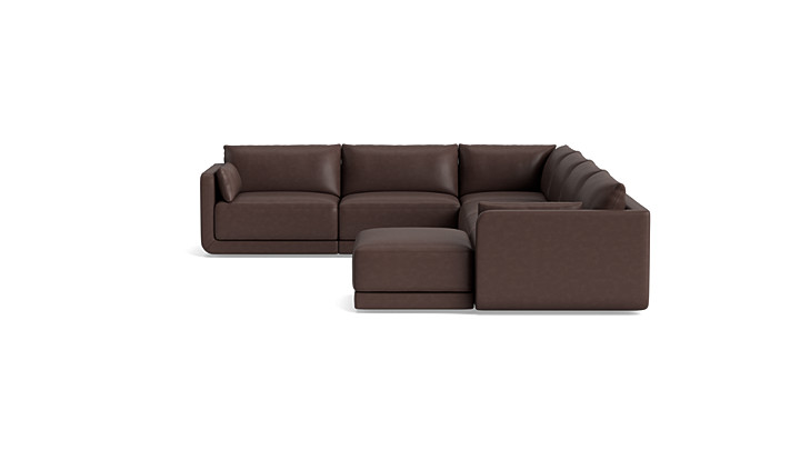 Eva Sectional with Chaise rendering