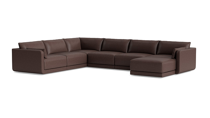 Eva Sectional with Chaise rendering