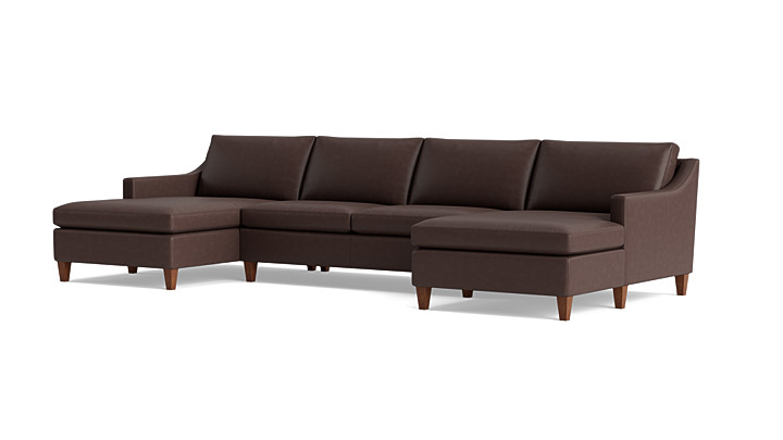 Johnny Homemaker Double Chaise Sectional rendering