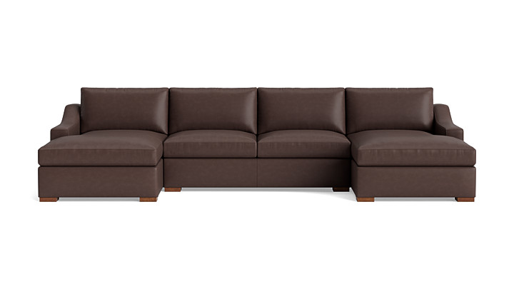 Lucca Double Chaise Sectional rendering