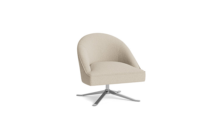 Luna Swivel Chair Cylindo Rendering