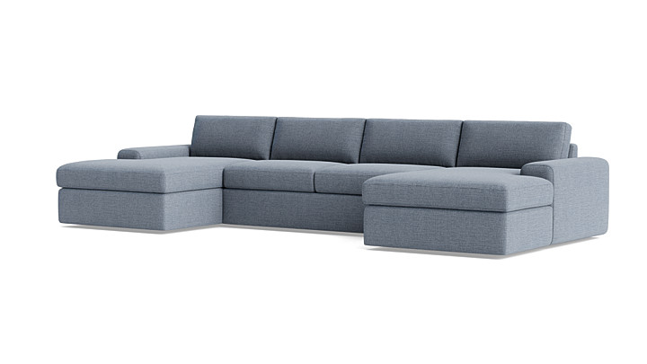 OG Couch Potato Double Chaise Sectional rendering