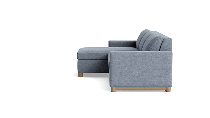 Reve Sleeper Sofa With Chaise (Bench Cushion) rendering