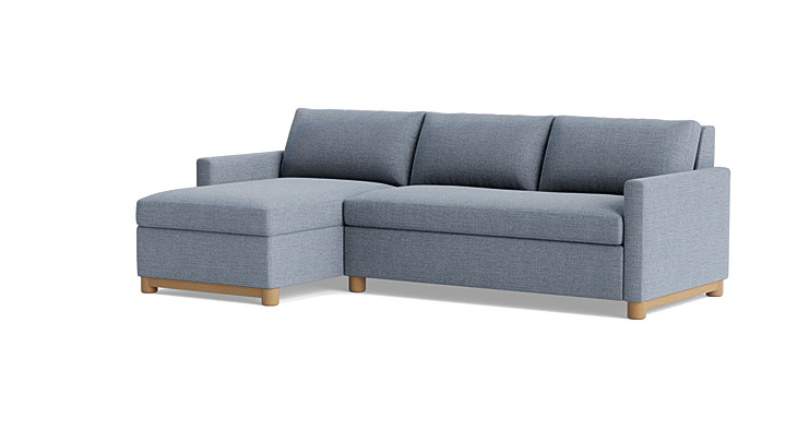 Reve Sleeper Sofa With Chaise (Bench Cushion) rendering