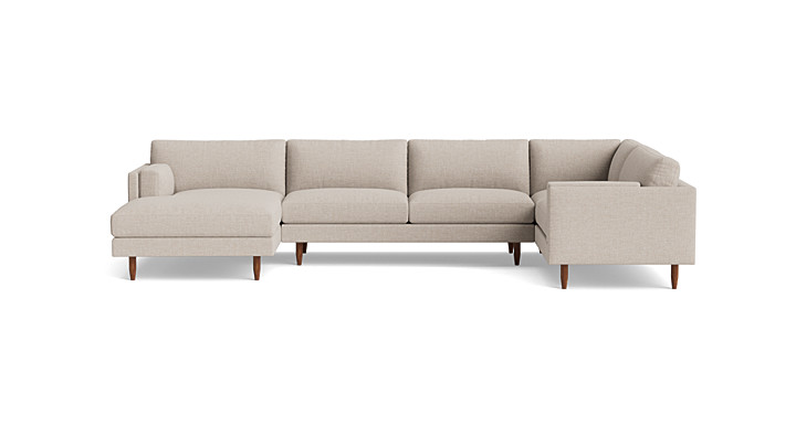 Skinny Fat Sectional With Chaise (Extra Deep) rendering