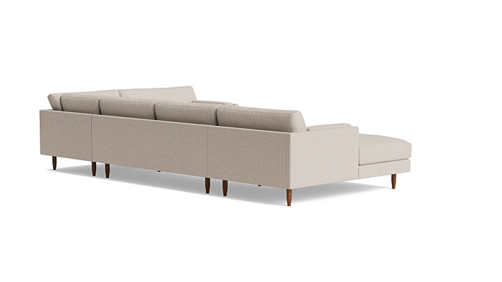 Skinny Fat Sectional With Chaise rendering