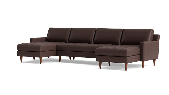 The MCM Double Chaise Sectional rendering