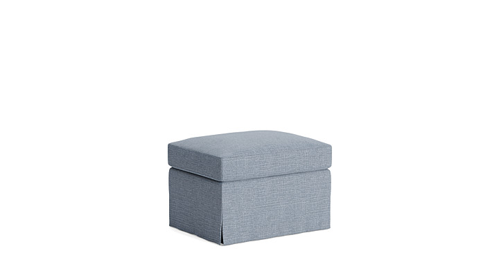 Vera Skirted Ottoman rendering