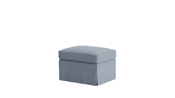 Vera Skirted Ottoman rendering