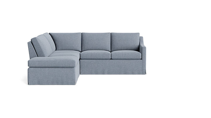 Vera Skirted Sectional With Bumper rendering