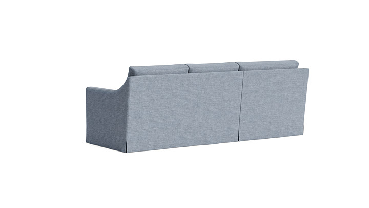 Vera Skirted Sofa With Chaise rendering
