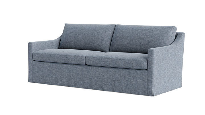 Vera Skirted Sofa rendering