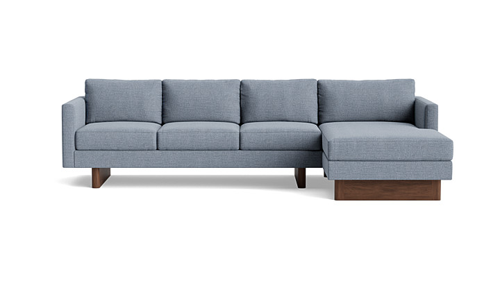 Vintage Sofa with Chaise rendering