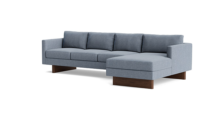 Vintage Sofa with Chaise rendering