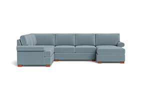 Anna U Sectional with Chaise Sofa