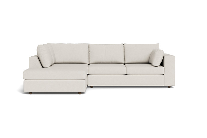 Daphne Deep Sectional Sofa with Bumper Chaise