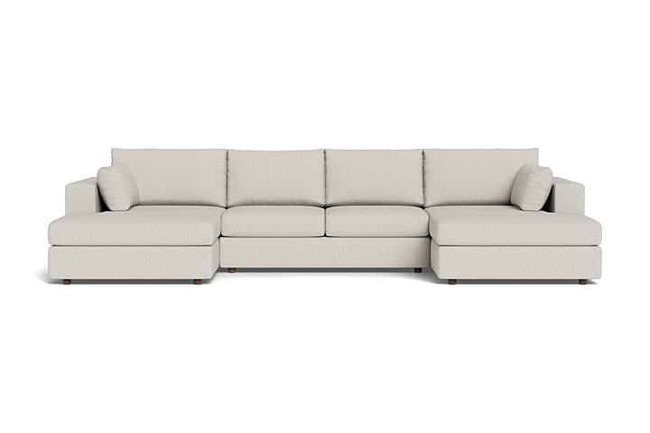 Daphne Deep Double Chaise Sectional Sofa