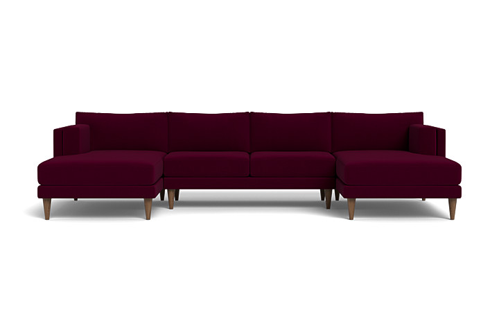 Davis Double Chaise U Sectional Sofa