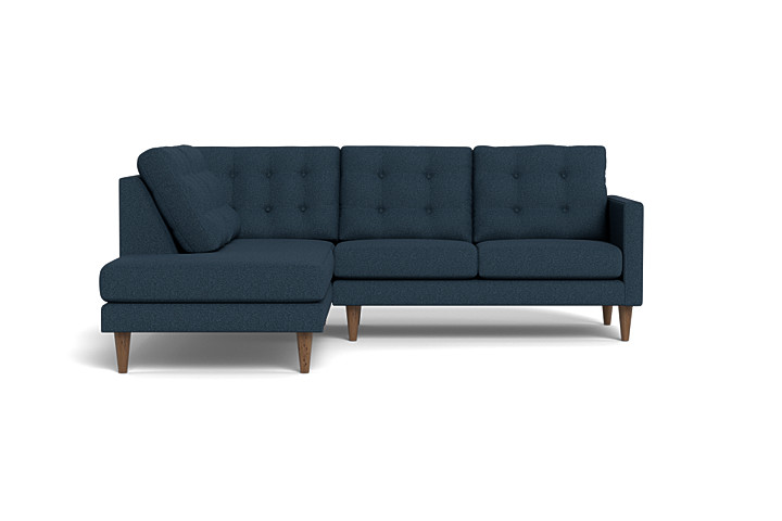 Jasper Mid-Century Bumper Chaise Sectional