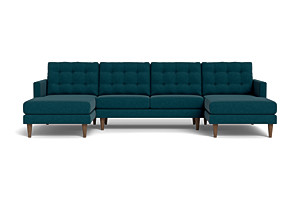 Jasper MCM Double Chaise Sectional