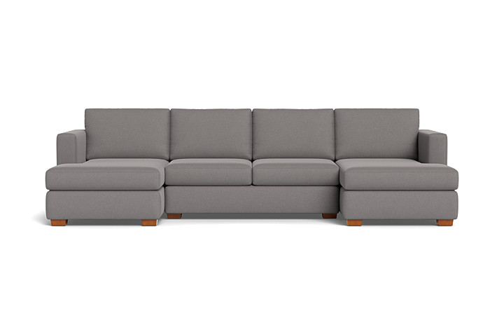 Comfy Lounge Double Chaise U Sectional Sofa