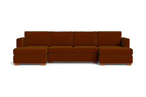 Cradle Double Chaise U Sectional Sofa