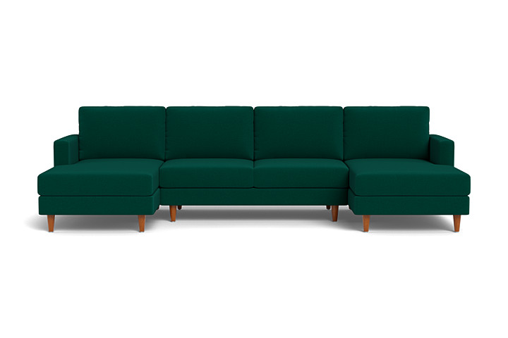 Milton Double Chaise Sectional Couch