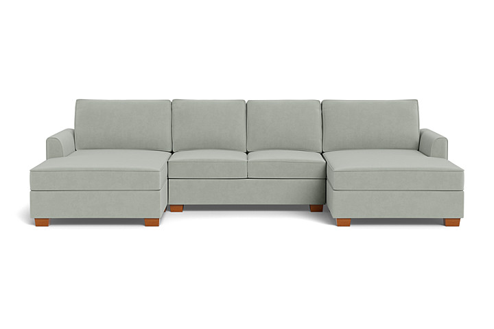 Tiffany Double Chaise U Sectional Sofa
