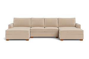 Tiffany Double Chaise U Sectional Sofa