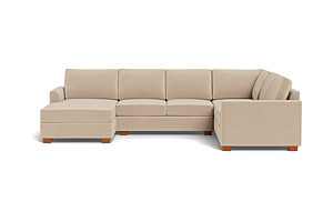 Tiffany U Sectional with Chaise Sofa