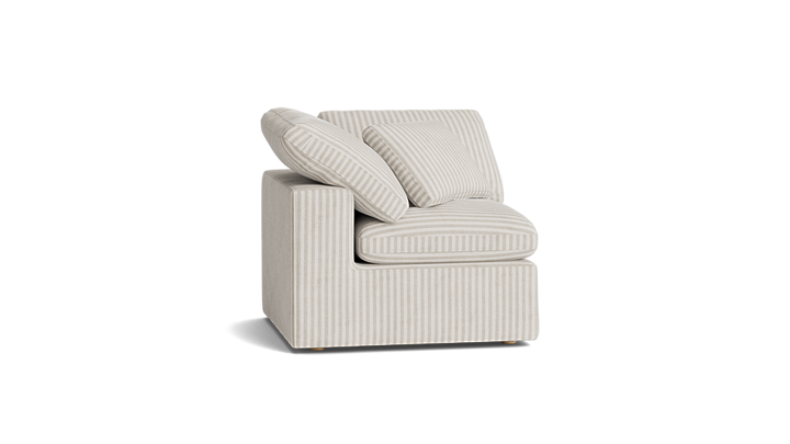 Movie Night Corner Chair, Large, Newport Stripe - Thumbnail 3