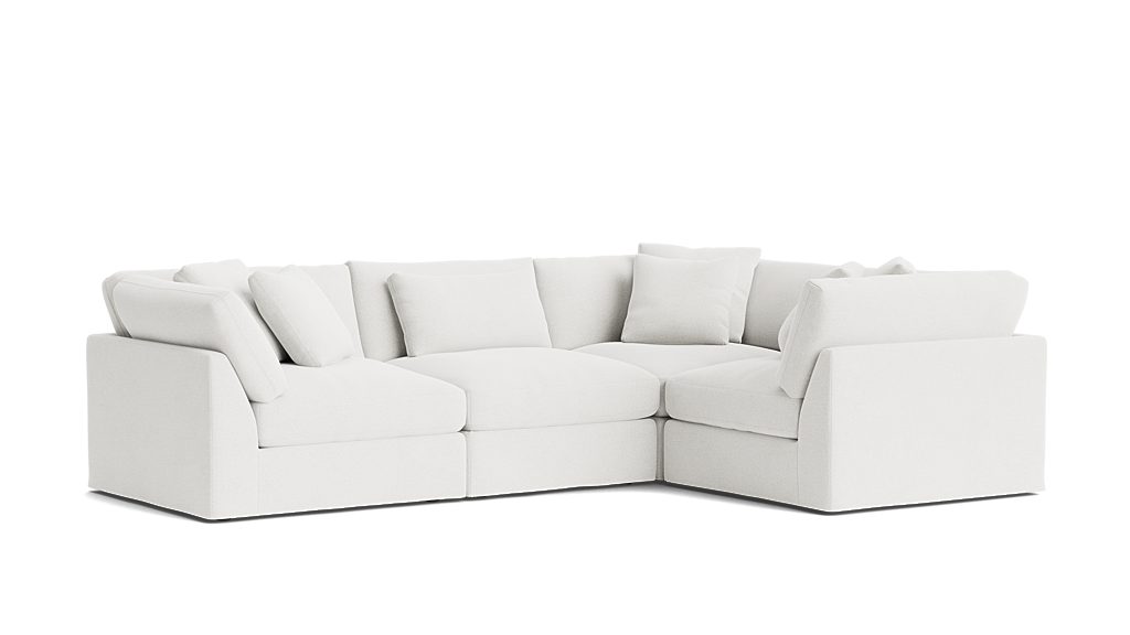 Get Together 4-Piece Modular Sectional Closed - Thumbnail 3