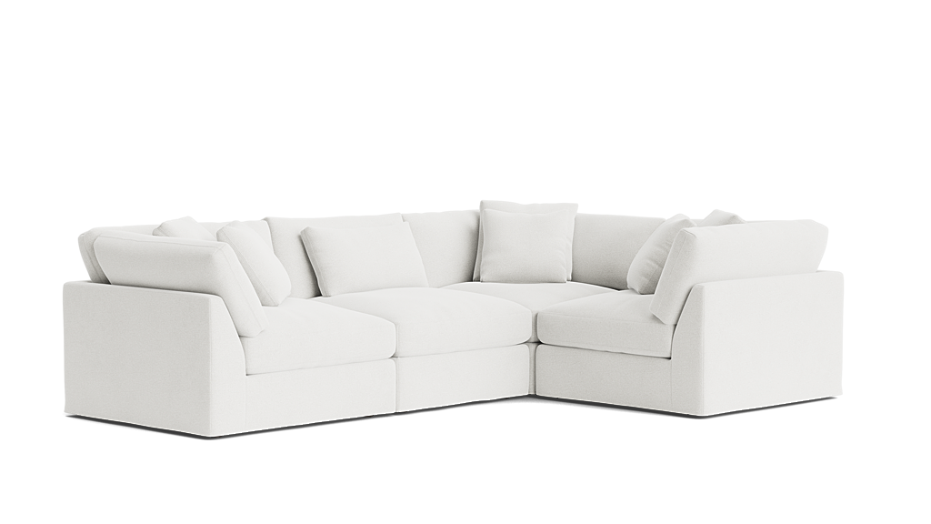 Get Together 4-Piece Modular Sectional Closed - Thumbnail 4