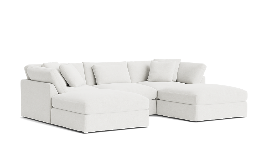 Get Together 6-Piece Modular U-Shaped Sectional - Thumbnail 4