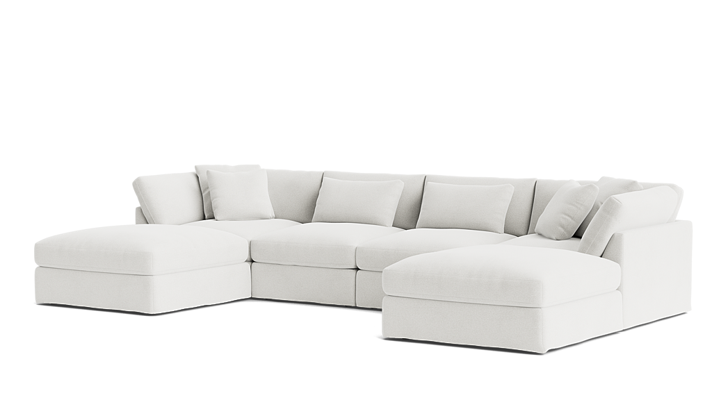 Get Together 6-Piece Modular U-Shaped Sectional - Thumbnail 3
