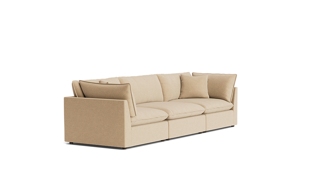 Chill Time 3-Piece Modular Sofa, Hazelnut - Sundays Company