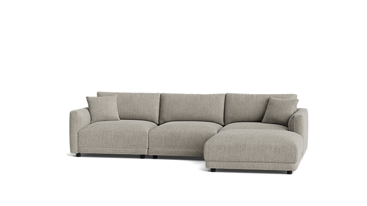 Soft Spot 4-Piece Modular Sectional Right - Thumbnail 5