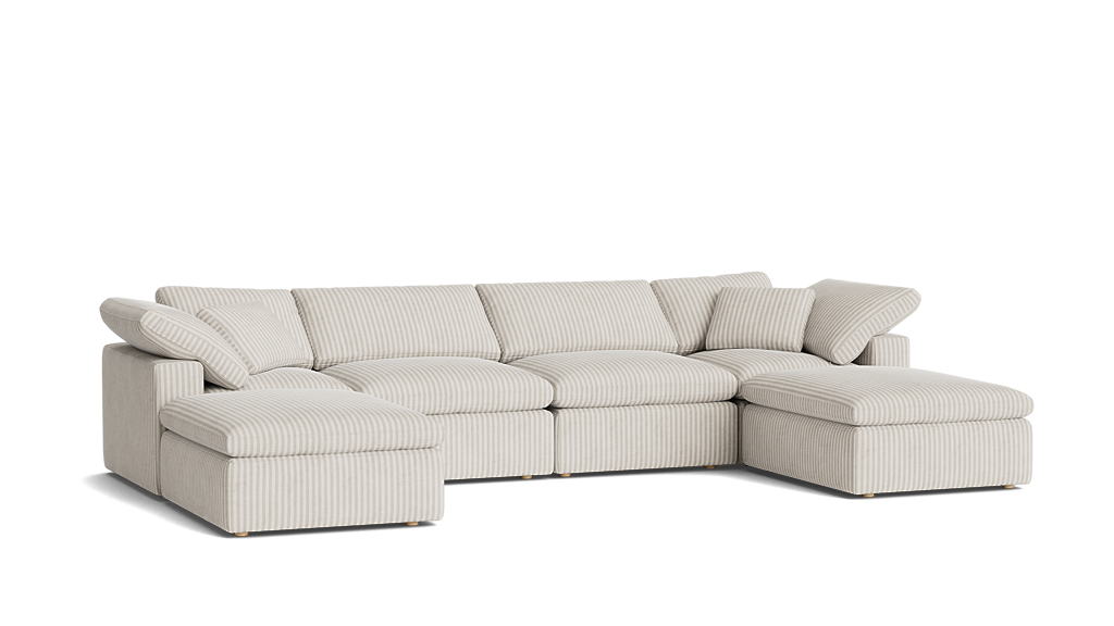 Movie Night 5-Piece Modular U-Shaped Sectional
