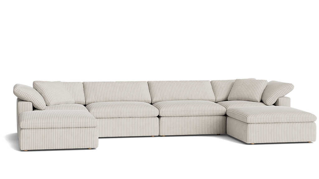 Movie Night 5-Piece Modular U-Shaped Sectional - Thumbnail 5