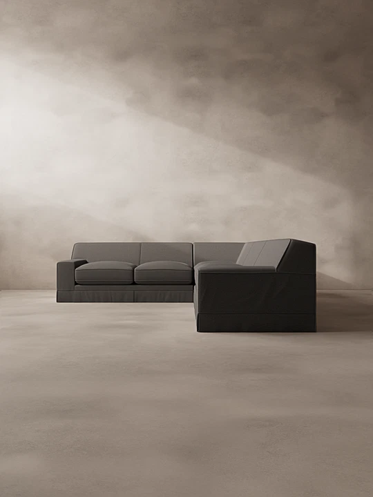 Kirsty Slipcover Corner Couch