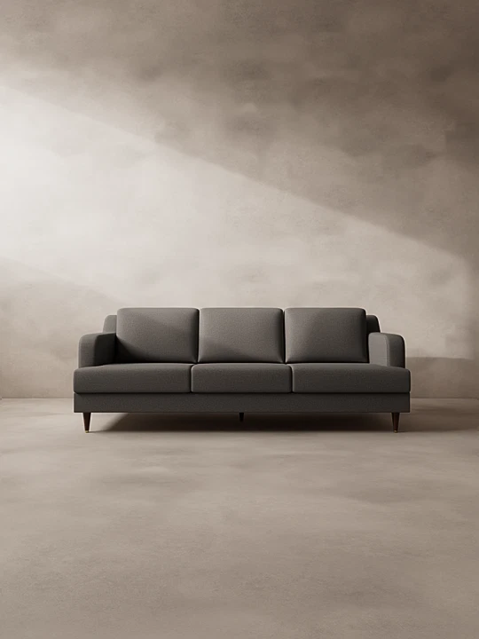 Rococo Upholstered 3 Seater Couch
