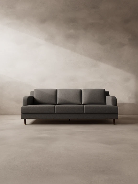 Rococo Upholstered 3 Seater Couch
