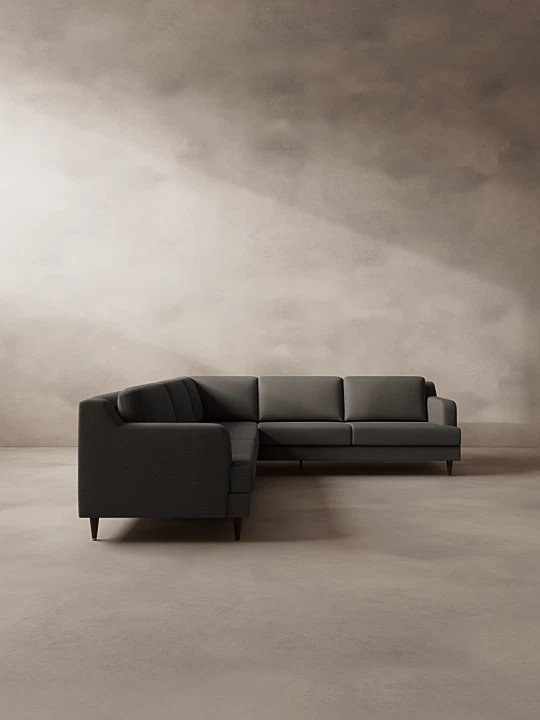 Rococo Upholstered Corner Couch