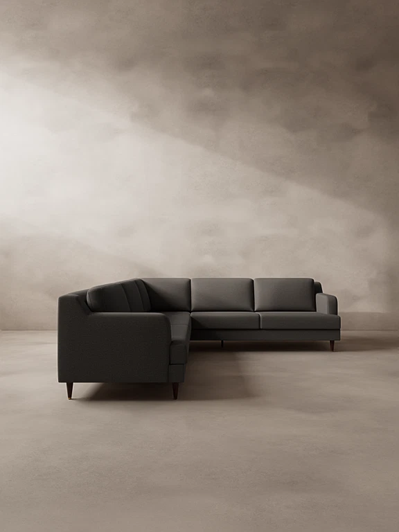 Rococo Upholstered Corner Couch