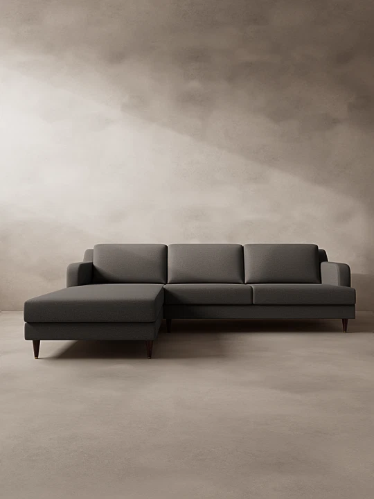 Rococo Upholstered Slouch Left